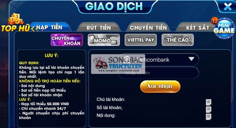 Game bài siêu hot tại Bonclub