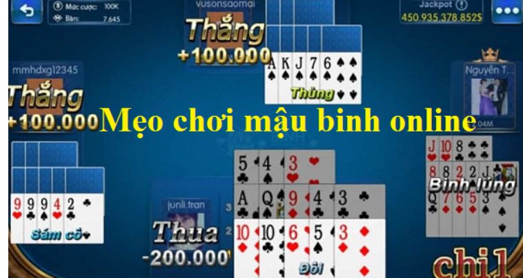 Mẹo chơi mậu binh online