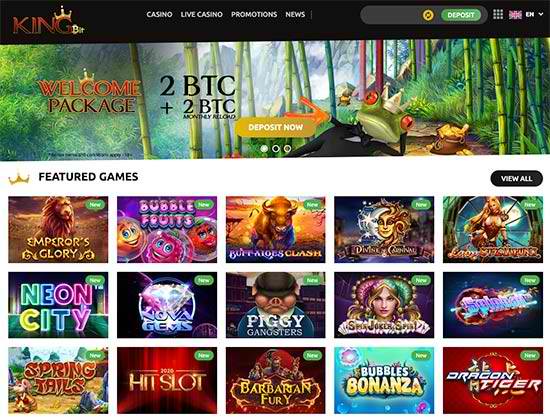 Những trò chơi đa dạng tại Kingbit Casino