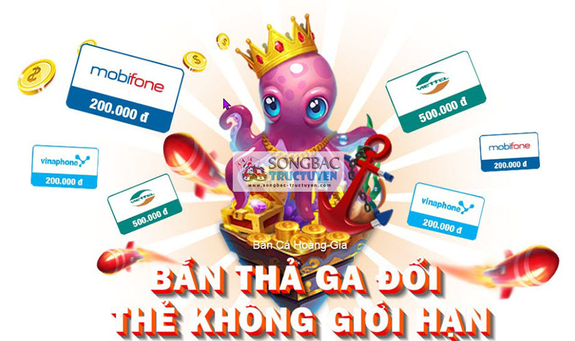 Bắn Cá Hoàng Gia – Bắn cá vương giả đầy thịnh soạn