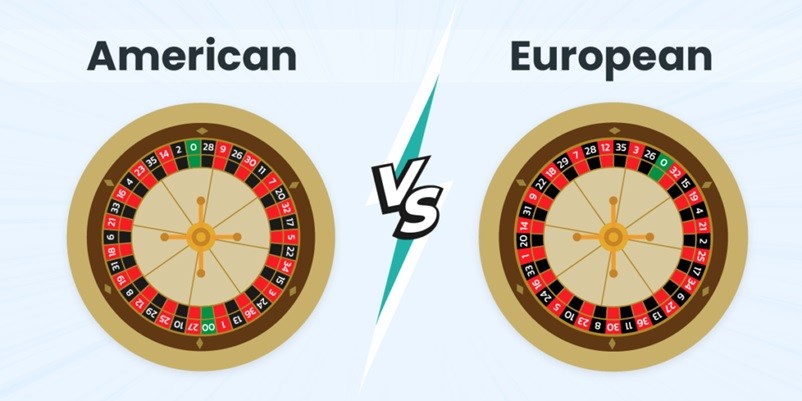 Roulette Châu Âu so với Châu Mỹ: Phiên bản Roulette nào tốt hơn?