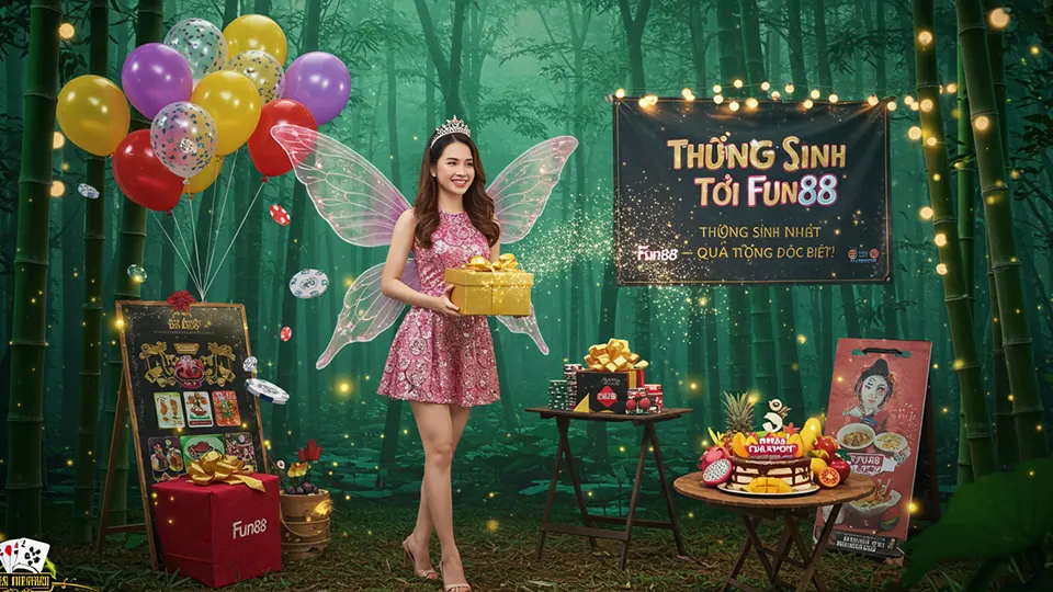 thưởng sinh nhật tại Fun88 casino